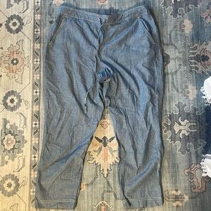 J crew Women's light blue capris